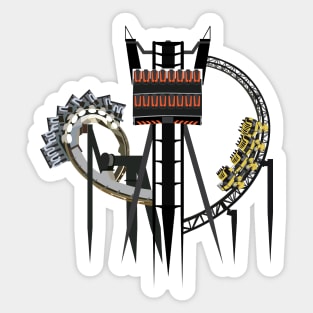 Alton Towers Trio Design Sticker